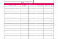 Free Printable Bill Pay Worksheet – Template Calendar Design with Budget Calendar Template 2020