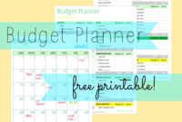 Free Printable Budget Worksheet Dave Ramsey | Laobing Kaisuo with regard to Budget Plan Printable