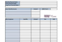 Free Printable Budget Worksheets pertaining to Budget Planner Template Free Download
