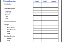 Free Sample Printable Budget Planner Template – Pdf ,Word regarding Amazing Free Budget Planner Template Word