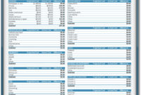 Personal Monthly Budget Template Excel {Worksheet-Spreadsheet} inside Stunning Budget Spreadsheet Template Ipad