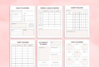 Planner Templates Canva | Calendar Templates Canva pertaining to Top Budget Planner Template Editable