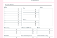 "Print Out This Free Budget Planner To Help Manage The with regard to Fresh Money Budget Planner Template