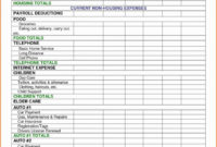 Printable Monthly Budget Template ~ Addictionary intended for New Budget Spreadsheet Monthly Template