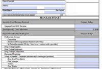 Program Budget Sample Template - Culturopedia throughout Budget Planner Template App