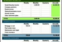 Retirement Budget Template Excel – Sample Templates regarding Budget Planning Template For Retirement