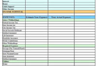 Sample Simple Budget Template | Will Work Template Business intended for Budget Spreadsheet Monthly Template