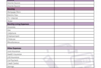 Suze Orman Budget Worksheet | Free Budgeting Worksheets throughout Best Free Printable Budget Spreadsheets