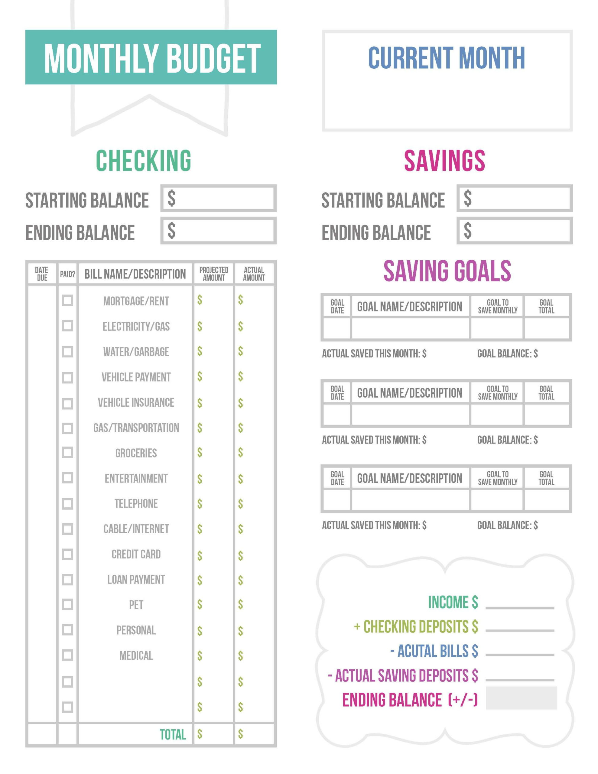 The 25+ Best Monthly Budget Spreadsheet Ideas On Pinterest with Fantastic Budget Planner Template Pinterest