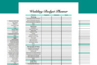 Wedding Budget Planner Printable – Beloved Blog regarding Best Wedding Budget Spreadsheet Template Uk