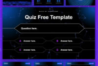 Comprehensive PowerPoint Quiz Template For Effective Assessment