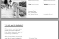 Indesign Gift Certificate Template: A Professional And Customizable Design