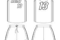 Blank Basketball Uniform Template: A Customizable Design For Athletic Teams