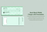 Blank Check Template: A Customizable Tool For Financial Planning