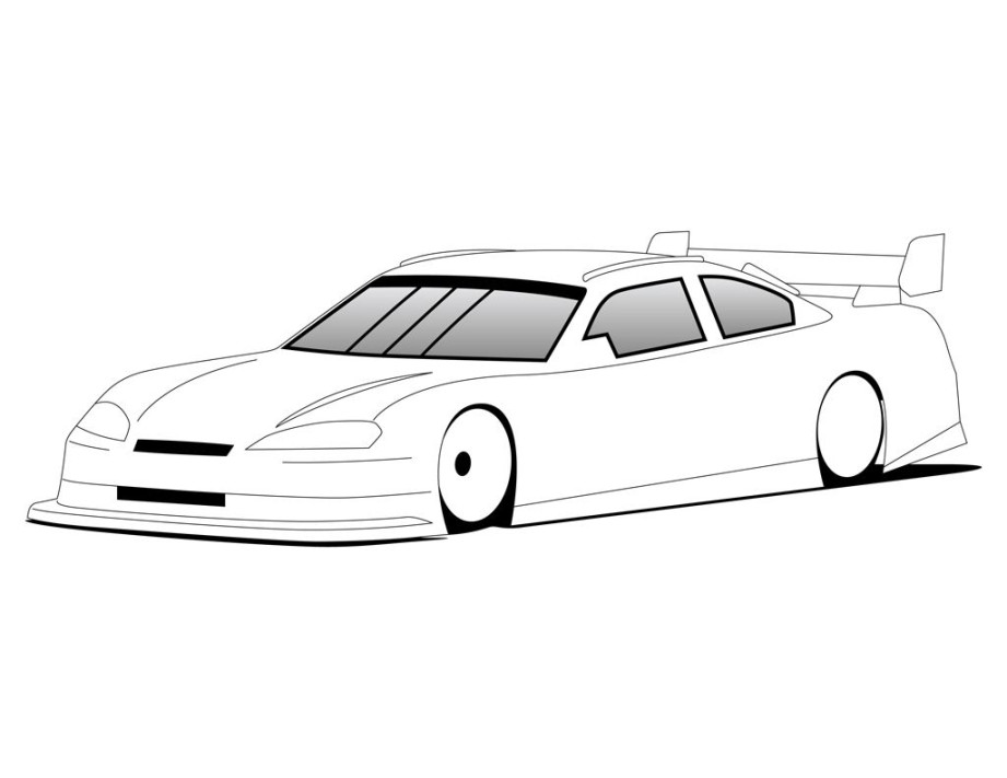 Blank race car templates