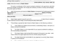 Radio Advertising Agreement Template