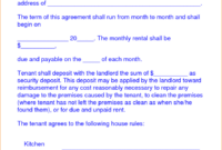 Dance Studio Rental Agreement Template