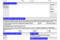 Electrical Installation Test Certificate Template