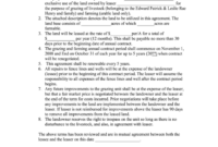 Farmland Lease Agreement Template