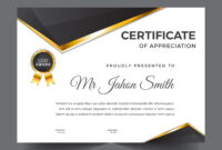 Mock Certificate Template For Formal Occasions