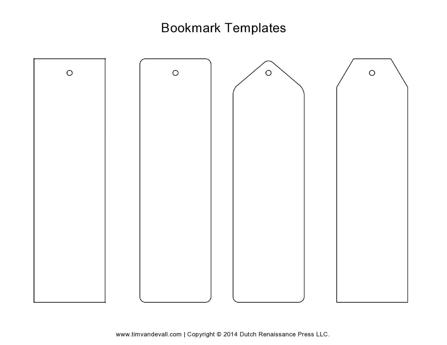 Free Bookmark Templates (Word, PDF) - TemplateArchive