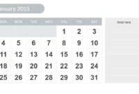 A Comprehensive Powerpoint Calendar Template For 2015