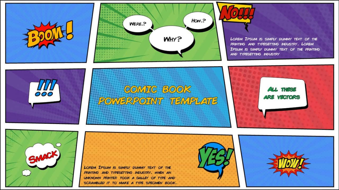 Free Comic Book PowerPoint Template for Download  Slidebazaar