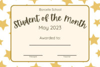 Certificate Templates For Academic Achievement In Formal English