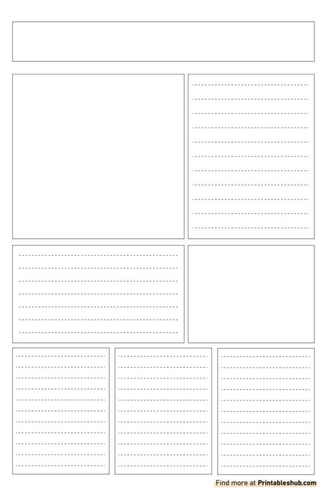 Free Printable Blank Newspaper Templates [PDF Included]