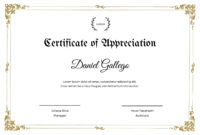 Complimentary Blank Certificate Templates For Download