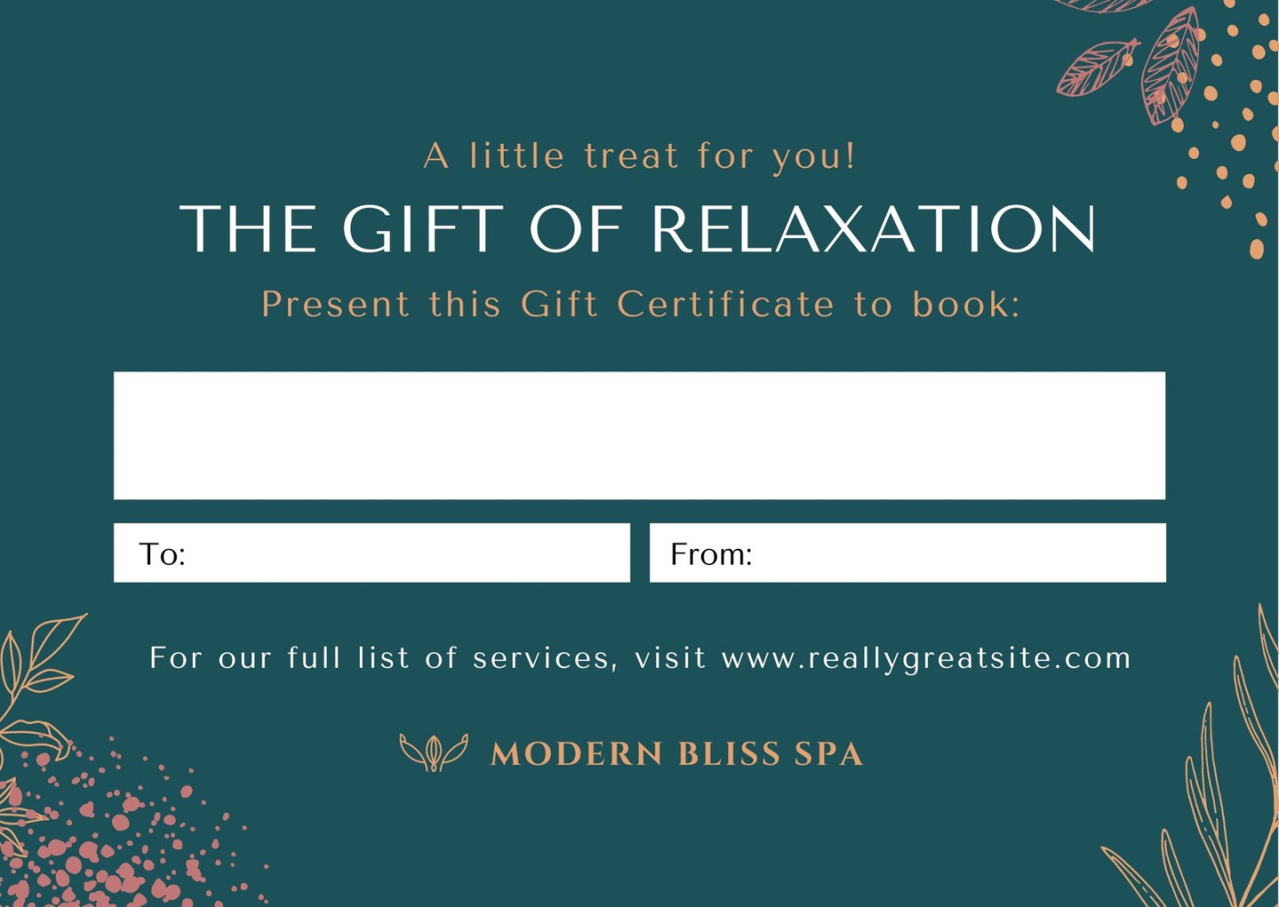 Free, printable custom Christmas gift certificate templates  Canva