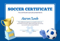 Soccer Certificate Templates For Microsoft Word: Customizable Awards For Outstanding Achievements