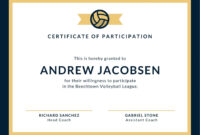 Sports Achievement Certificate Template For Microsoft Word