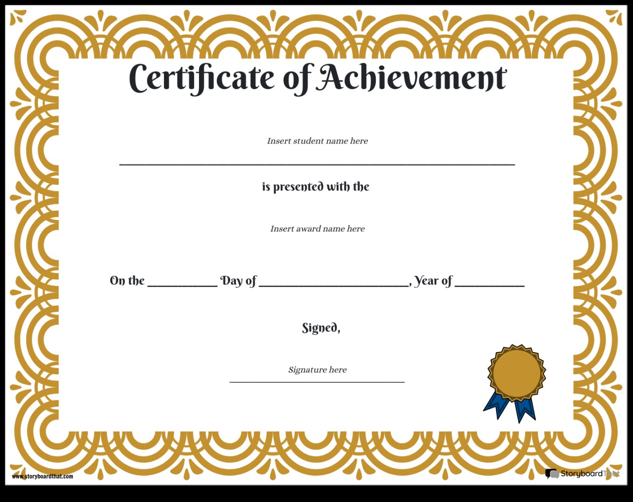 Free printable student certificate and award templates