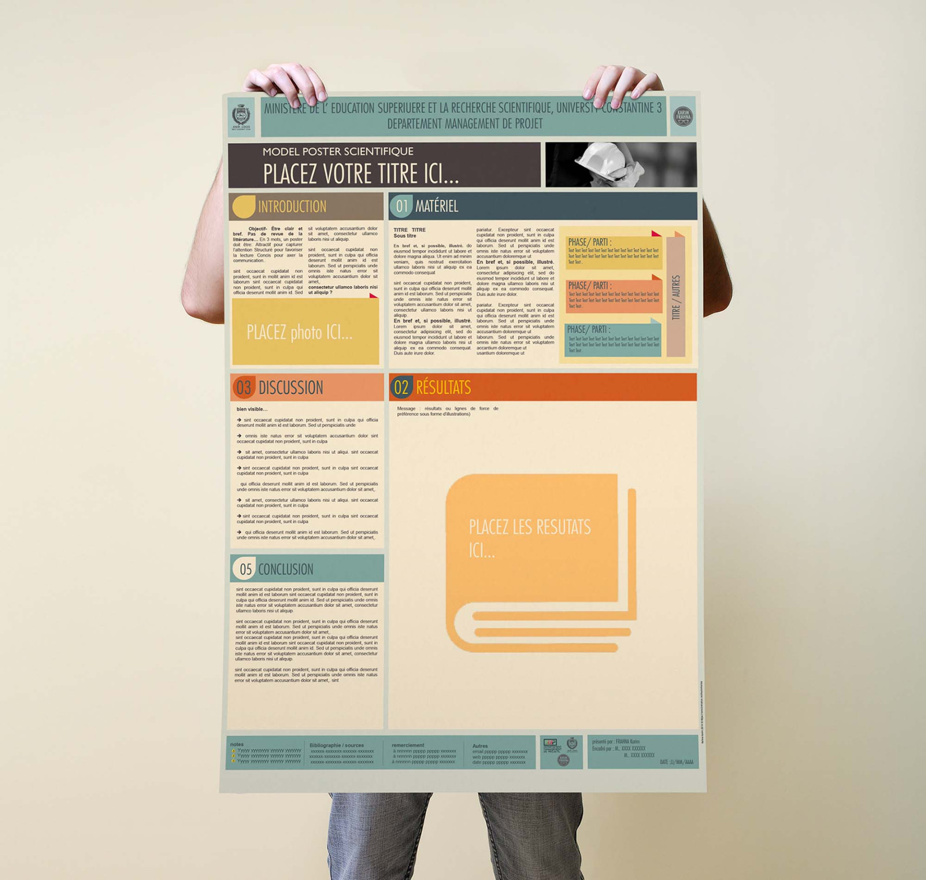 Free Scientific Poster Powerpoint Templates (PPT)