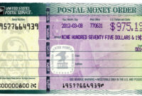 Blank Money Order Form