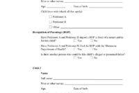 Notarized Child Support Agreement Template