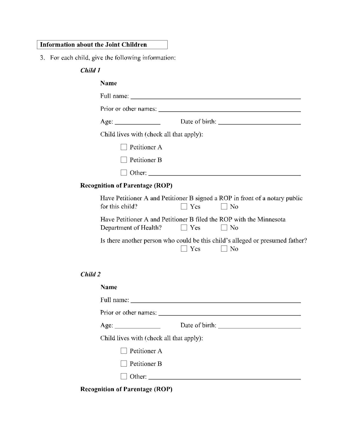 Joint Custody Agreement Template (% Free) - CocoSign