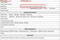 Hard Drive Destruction Certificate Template