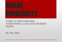 A Comprehensive Guide To The University Of Miami PowerPoint Template