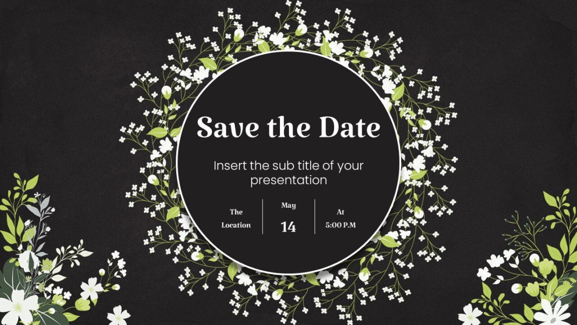 Save the Date - Free Powerpoint templates and Google Slides themes