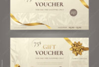 Luxurious Gift Certificate Design