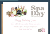 Spa Day Gift Certificate Template: A Luxurious Gift Of Relaxation