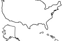 Blank United States Map Template For Educational And Professional Purposes