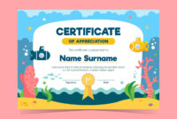 Free Swimming Certificate Template For Formal Recognition