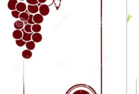 Blank Wine Label Template For Professional Design