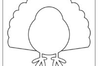 A Template For A Blank Turkey