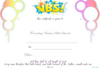 VBS Certificate Template: A Formal Design For Academic Achievement