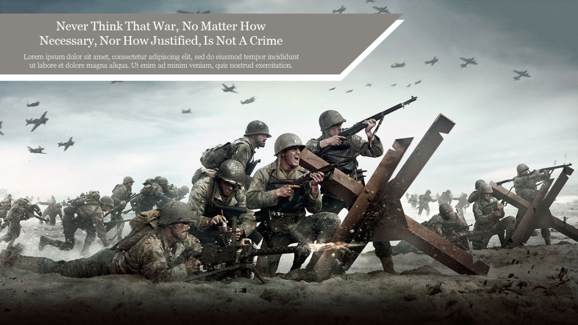 World War PowerPoint Templates Free Download Google Slides